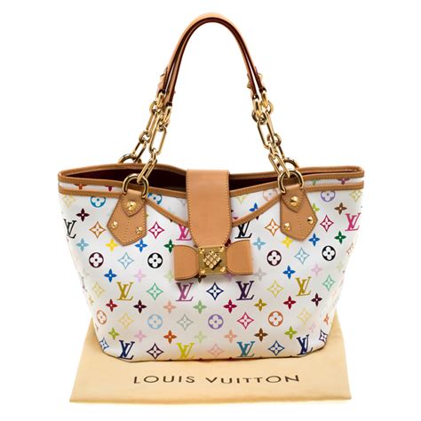 white multicolor louis vuitton bag|louis vuitton multicolor monogram.